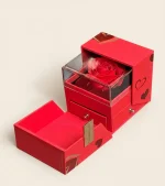Boîte Cadeau Romantique avec Rose Artificielle – Coffret Surprise à Tiroir