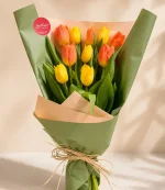 Bouquet de Tulipes Colorées casablanca